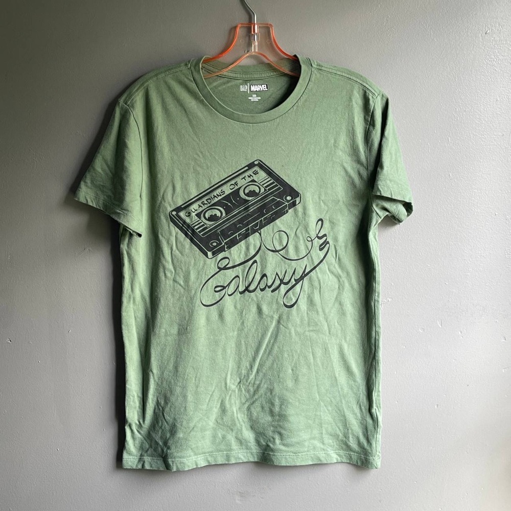 Gap x Marvel Green Guardians of the Galaxy Graphic T Shirt Men's XS 100 Cotton